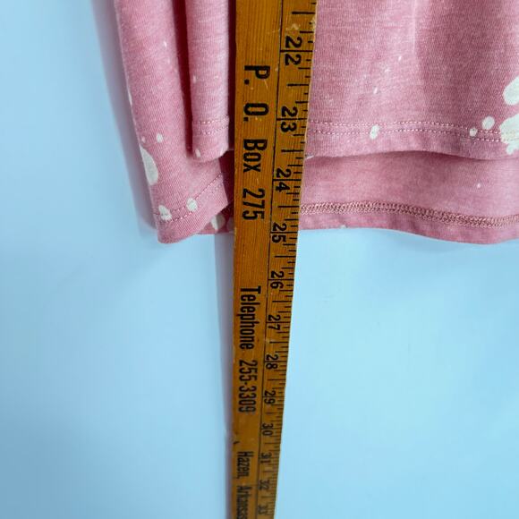 True Vintage Los Angeles Pink Tye Die Hawaii Embroidered Short Sleeve Medium - Picture 4 of 7